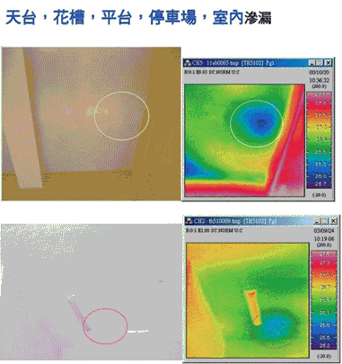 快速紅外線勘察-室內滲漏